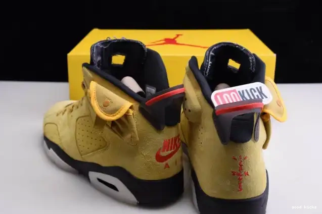 Cheap X 6 JORDAN YELLOW AIR SCOTT TRAVIS CN1084-300 0426